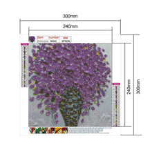 Charger l&#39;image dans la galerie, Fleur d’huile - diamant rond complet - 30x30cm
