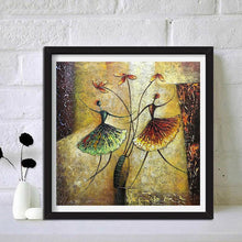 Charger l&#39;image dans la galerie, Double danse - peinture diamant pleine - 30x30cm
