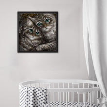 Charger l&#39;image dans la galerie, Chat - peinture en diamant complet - 30x30cm
