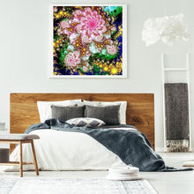 Charger l&#39;image dans la galerie, Fleurs - peinture en diamant complet - 30x30cm
