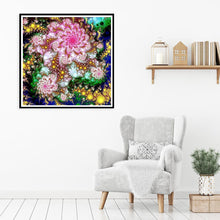 Charger l&#39;image dans la galerie, Fleurs - peinture en diamant complet - 30x30cm
