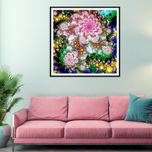 Charger l&#39;image dans la galerie, Fleurs - peinture en diamant complet - 30x30cm
