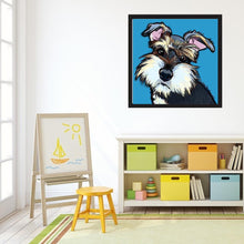 Charger l&#39;image dans la galerie, Chien - diamant rond complet - 30x30cm
