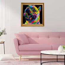 Charger l&#39;image dans la galerie, Chien - diamant rond complet - 30x30cm
