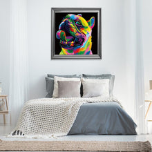 Charger l&#39;image dans la galerie, Chien - diamant rond complet - 30x30cm
