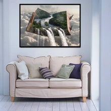 Charger l&#39;image dans la galerie, Rivière de montagne - peinture complète de diamant - 40x30cm
