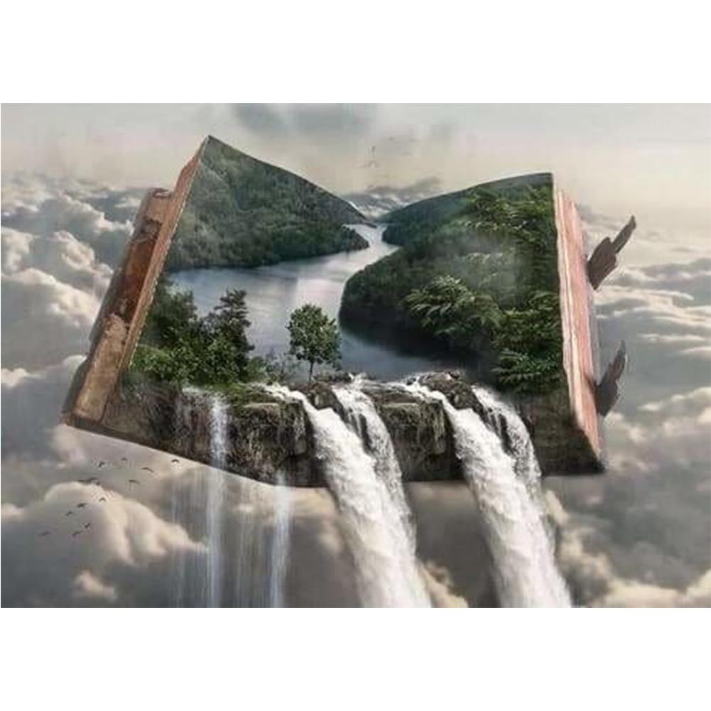 Rivière de montagne - peinture complète de diamant - 40x30cm