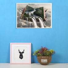 Charger l&#39;image dans la galerie, Rivière de montagne - peinture complète de diamant - 40x30cm
