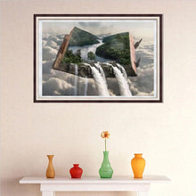 Charger l&#39;image dans la galerie, Rivière de montagne - peinture complète de diamant - 40x30cm
