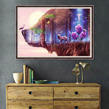 Charger l&#39;image dans la galerie, Cerf - peinture en diamant complet - 40x30cm
