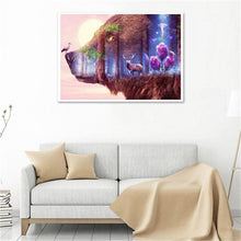 Charger l&#39;image dans la galerie, Cerf - peinture en diamant complet - 40x30cm
