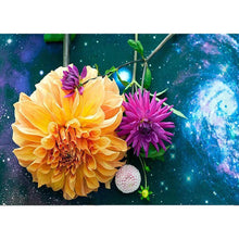 Charger l&#39;image dans la galerie, Fleurs - peinture en diamant complet - 40x30cm
