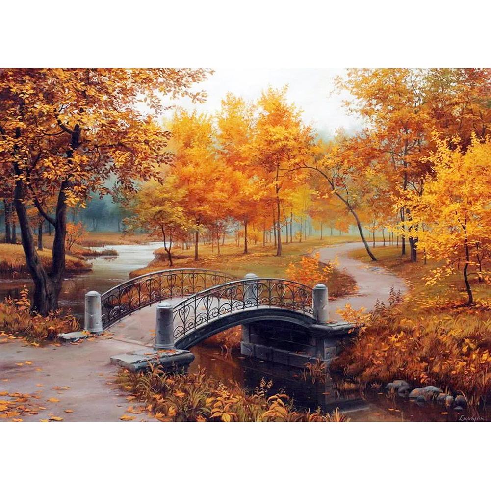 Paysage - peinture en diamant complet - 40x30cm