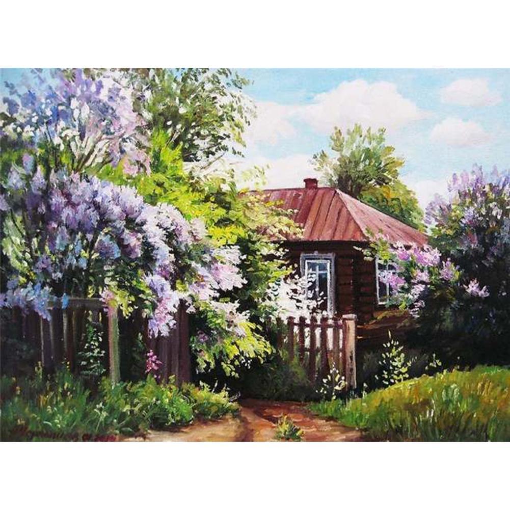 Paysage - peinture en diamant complet - 40x30cm