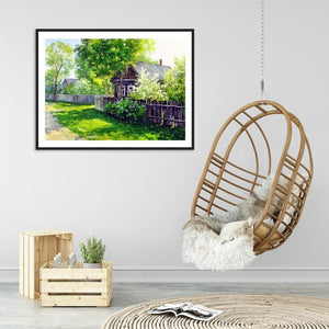 Paysage - peinture en diamant complet - 40x30cm