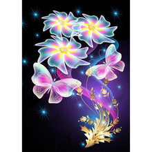 Charger l&#39;image dans la galerie, Papillon - peinture en diamant complet - 40x30cm
