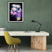 Charger l&#39;image dans la galerie, Papillon - peinture en diamant complet - 40x30cm
