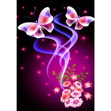 Charger l&#39;image dans la galerie, Papillon - peinture en diamant complet - 40x30cm
