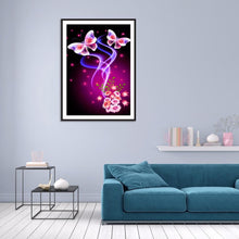 Charger l&#39;image dans la galerie, Papillon - peinture en diamant complet - 40x30cm

