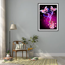 Charger l&#39;image dans la galerie, Papillon - peinture en diamant complet - 40x30cm
