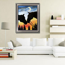 Charger l&#39;image dans la galerie, Mur de cheval - peinture complète de diamant - 40x30cm
