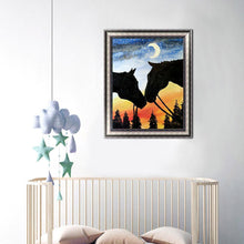 Charger l&#39;image dans la galerie, Mur de cheval - peinture complète de diamant - 40x30cm
