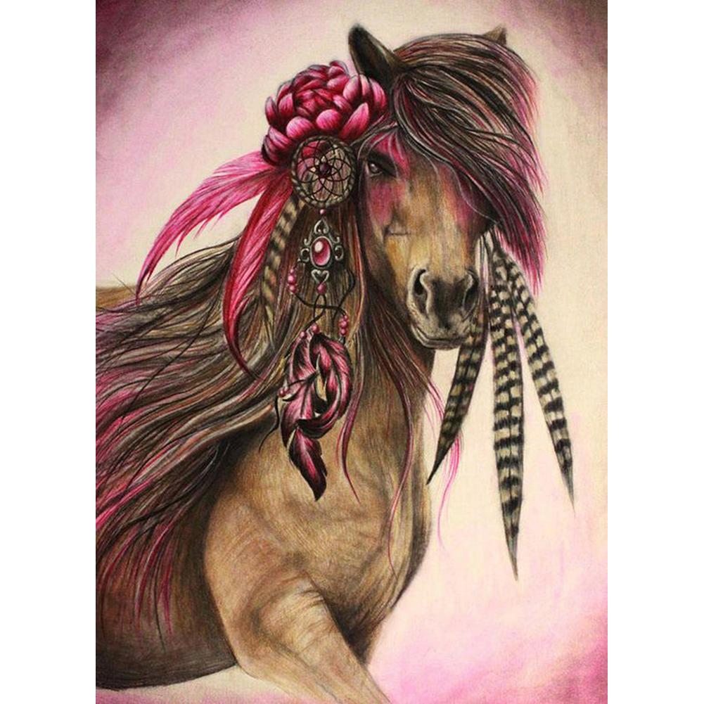 Mur d’animal - peinture complète de diamant - 40x30cm