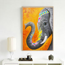 Charger l&#39;image dans la galerie, Éléphant - peinture en diamant complet - 30x40cm
