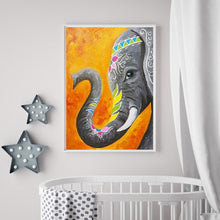 Charger l&#39;image dans la galerie, Éléphant - peinture en diamant complet - 30x40cm
