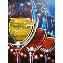 Charger l&#39;image dans la galerie, Vin - peinture diamant pleine - 30x40cm
