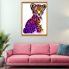 Charger l&#39;image dans la galerie, Léopard - diamant rond complet - 30x40cm
