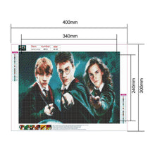 Charger l&#39;image dans la galerie, Harry Potter Full Drill Round Drill Peinture au diamant
