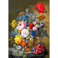 Charger l&#39;image dans la galerie, Fleurs - peinture en diamant complet - 40x30cm
