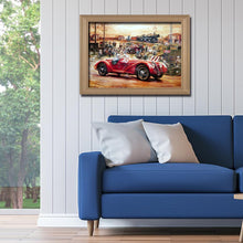 Charger l&#39;image dans la galerie, Voiture - diamant rond complet - 40x30cm
