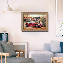 Charger l&#39;image dans la galerie, Voiture - diamant rond complet - 40x30cm
