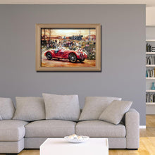 Charger l&#39;image dans la galerie, Voiture - diamant rond complet - 40x30cm
