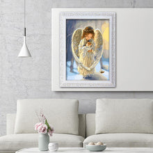 Charger l&#39;image dans la galerie, Bébé d’ange - diamant rond complet - 40x30cm
