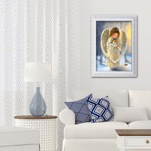 Charger l&#39;image dans la galerie, Bébé d’ange - diamant rond complet - 40x30cm
