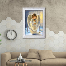 Charger l&#39;image dans la galerie, Bébé d’ange - diamant rond complet - 40x30cm
