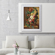 Charger l&#39;image dans la galerie, Fleur - diamant rond complet - 40x30cm
