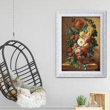 Charger l&#39;image dans la galerie, Fleur - diamant rond complet - 40x30cm
