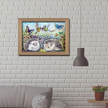 Charger l&#39;image dans la galerie, Hérisson - diamant rond complet - 40x30cm
