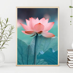 Lotus - diamant rond complet - 30x40cm