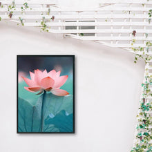 Charger l&#39;image dans la galerie, Lotus - diamant rond complet - 30x40cm
