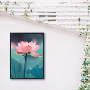 Lotus - diamant rond complet - 30x40cm