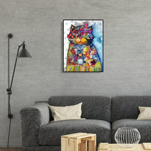 Charger l&#39;image dans la galerie, Murs de chat - peinture complète de diamant - 30x40cm
