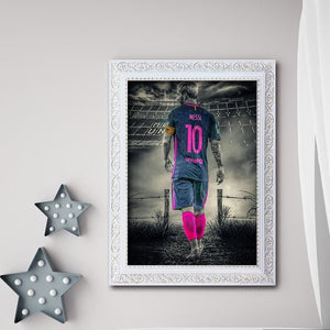 Numéro 10 joueur de football - peinture en diamant complet - 30x40cm