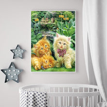 Charger l&#39;image dans la galerie, Chat - peinture en diamant complet - 30x40cm
