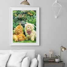 Charger l&#39;image dans la galerie, Chat - peinture en diamant complet - 30x40cm
