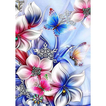 Charger l&#39;image dans la galerie, Fleur colorée - peinture complète de diamant - 30x40cm
